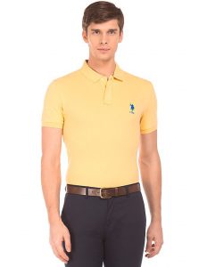 U.S. POLO ASSN. Solid Slim Fit Polo Shirt