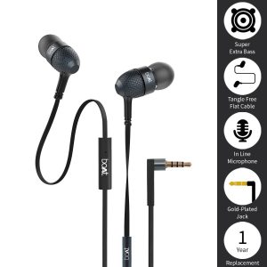Amazon- Boat BassHeads 225 in-Ear Super Extra Bass Headphones (Black) @ Rs. 549