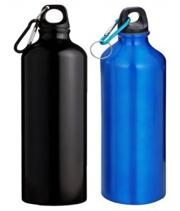 Tuelip Multicolour Metal Water Bottle 750 ml - Pack of 2