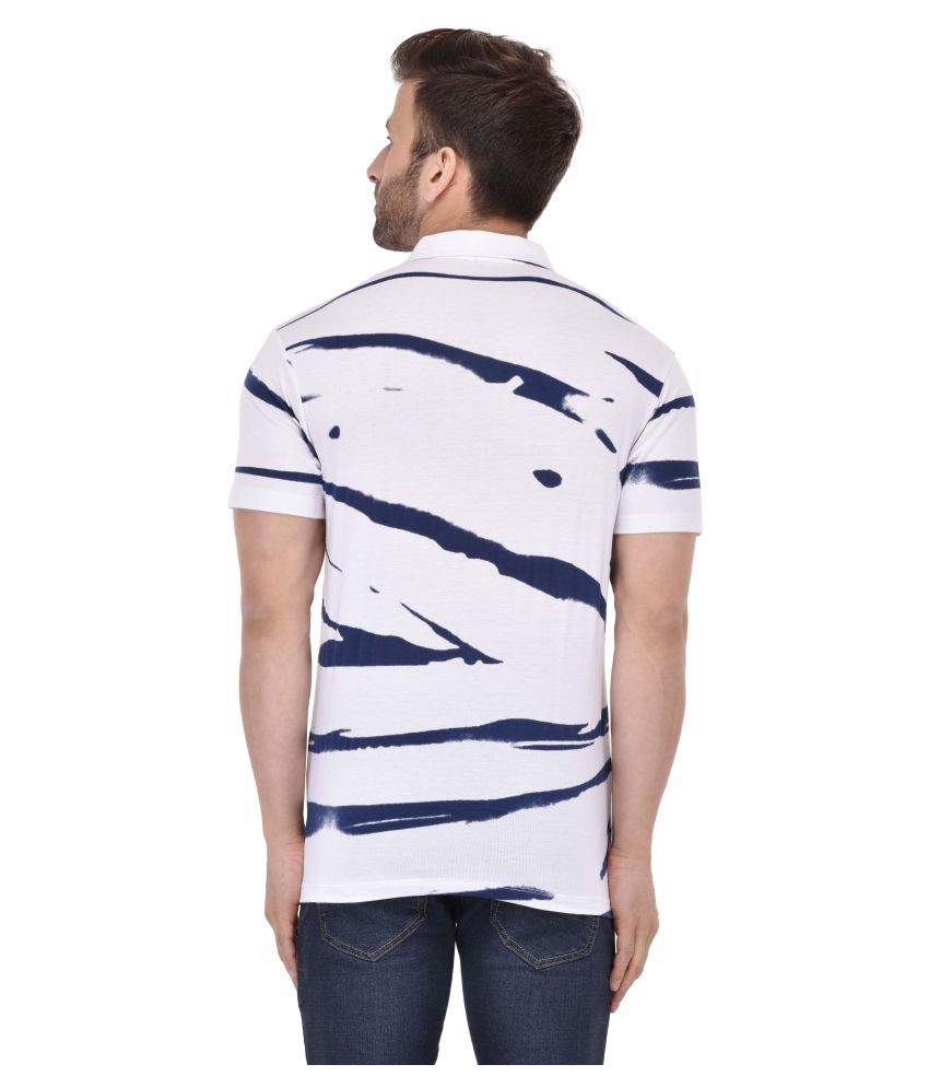 Snapdeal-Vivid Bharti White Regular Fit Polo T Shirt at Only Rs. 402