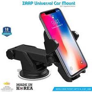 Zaap Quick Touch One Premium 360 Adjustable 3-in-1 Car Mount Holder For All Smartphones